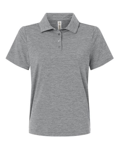 Team 365 TT125W Women's Relay Heathered Stripe Polo