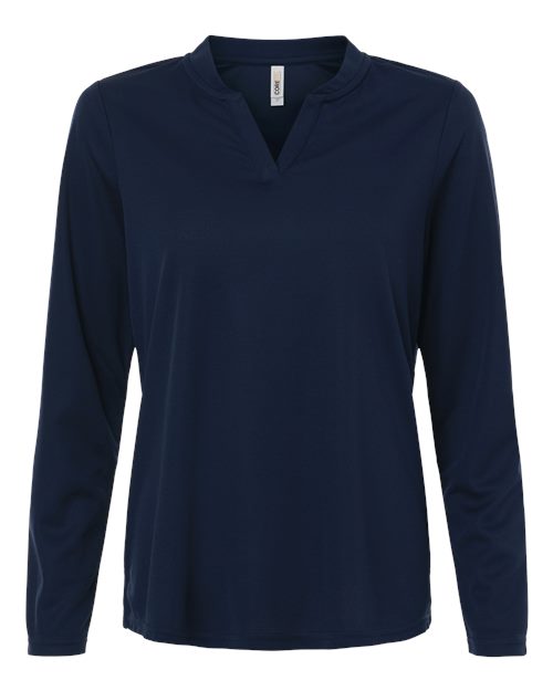 CORE365 CE108LW Women's Nova Performance Long Sleeve Pique Polo