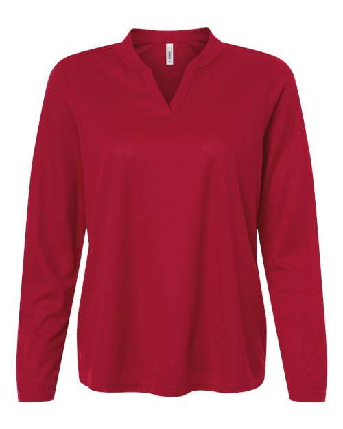 CORE365 CE108LW Women's Nova Performance Long Sleeve Pique Polo