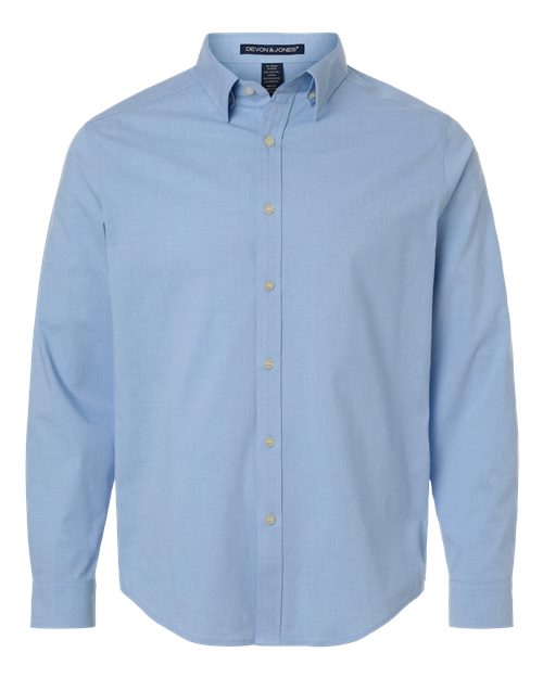 Devon & Jones DG505 Men's CrownLux Performance® Spencer Poplin Dress Shirt