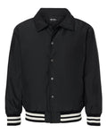 Shaka Wear SHCVBJ Unisex Collared Varsity Jacket