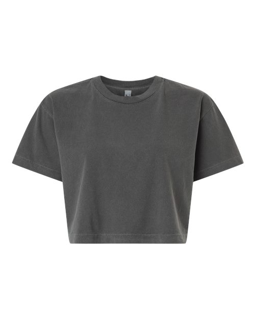 American Apparel 1302GD Women's Garment-Dyed Heavyweight Cropped Tee