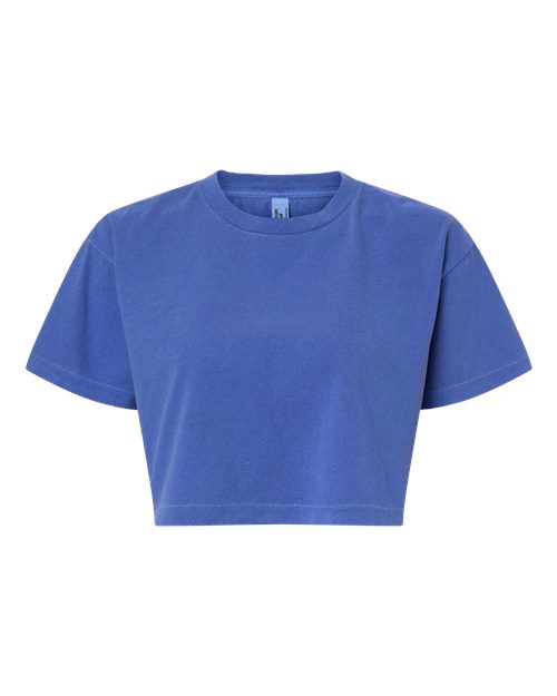 American Apparel 1302GD Women's Garment-Dyed Heavyweight Cropped Tee