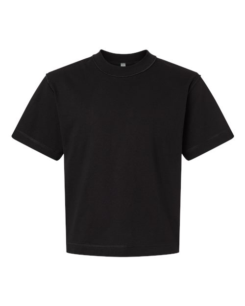 American Apparel 13ML0 Unisex Heavyweight Cotton Mid-Length Tee