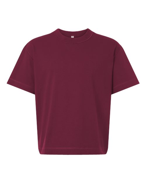 American Apparel 13ML0 Unisex Heavyweight Cotton Mid-Length Tee