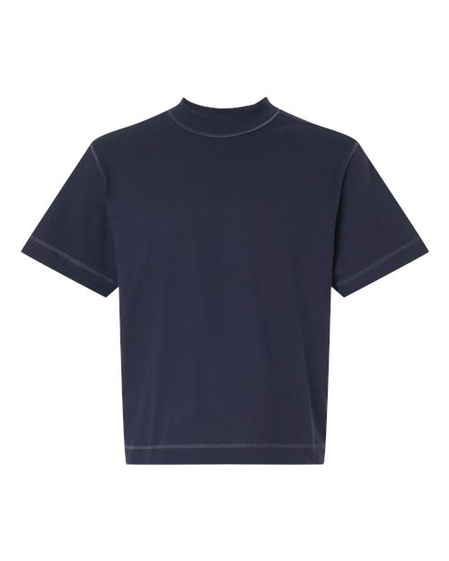 American Apparel 13ML0 Unisex Heavyweight Cotton Mid-Length Tee