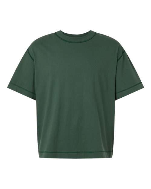 American Apparel 13ML0 Unisex Heavyweight Cotton Mid-Length Tee