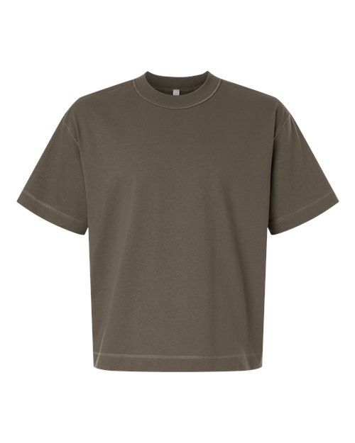 American Apparel 13ML0 Unisex Heavyweight Cotton Mid-Length Tee