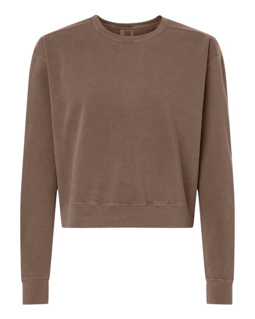Comfort Colors 1566L Women's Garment-Dyed Mid-Length Crewneck Sweatshirt