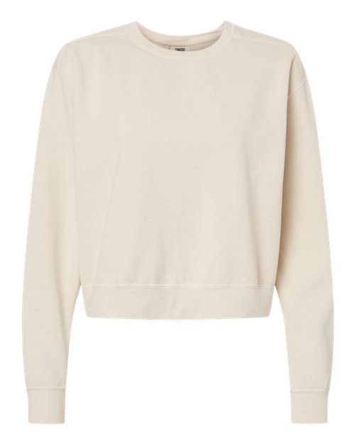 Comfort Colors 1566L Women's Garment-Dyed Mid-Length Crewneck Sweatshirt