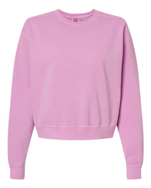 Comfort Colors 1566L Women's Garment-Dyed Mid-Length Crewneck Sweatshirt