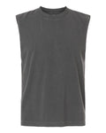 American Apparel 207GD Unisex Heavyweight Cotton Garment-Dyed Mid-Length Muscle Tee