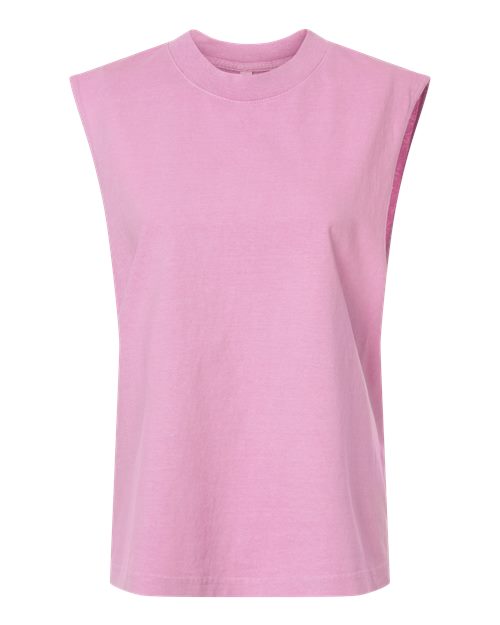 American Apparel 207GD Unisex Heavyweight Cotton Garment-Dyed Mid-Length Muscle Tee