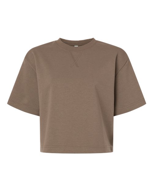 American Apparel FTCB0 Women's French Terry Mid-Length Boxy Top