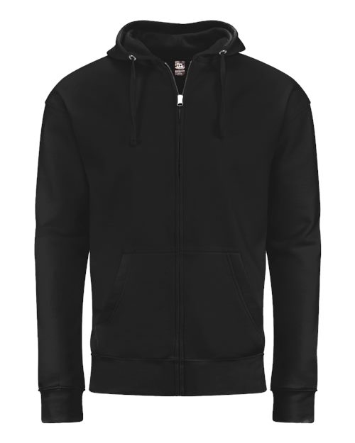 J. America 8723 Unisex BTB Fleece Hooded Full-Zip Sweatshirt