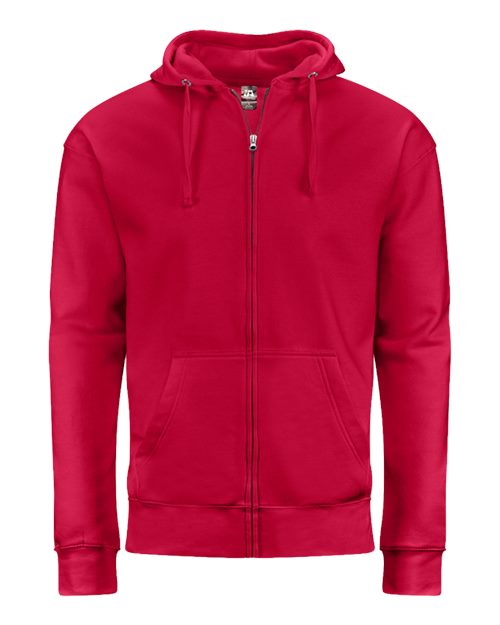 J. America 8723 Unisex BTB Fleece Hooded Full-Zip Sweatshirt