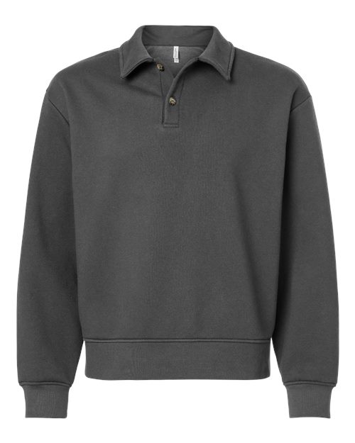 BELLA + CANVAS 4741 Unisex 10 oz. Heavyweight Polo Sweatshirt