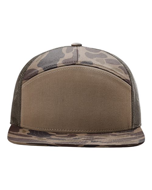 Richardson 168P Printed Seven-Panel Trucker Cap
