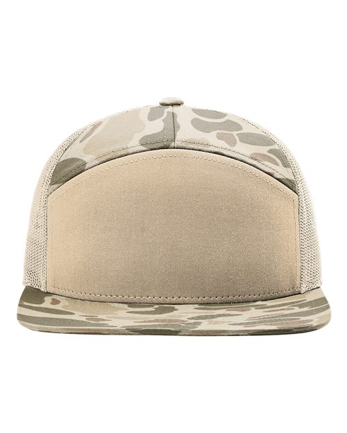 Richardson 168P Printed Seven-Panel Trucker Cap