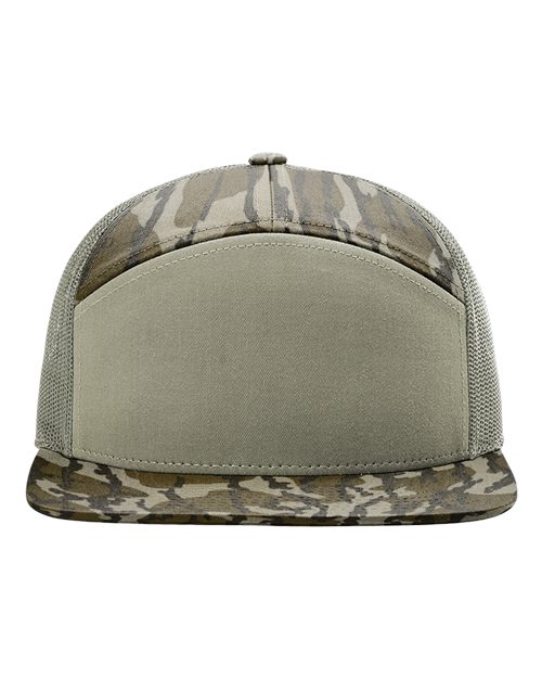 Richardson 168P Printed Seven-Panel Trucker Cap