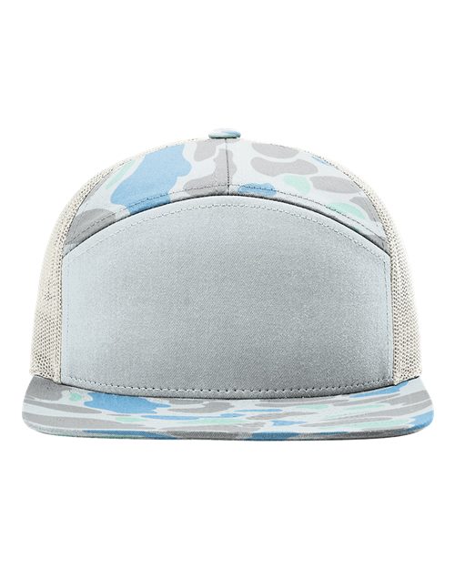 Richardson 168P Printed Seven-Panel Trucker Cap