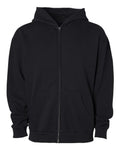 Independent Trading Co. IND420ZIP Unisex Mainstreet Heavyweight Full-Zip Hooded Sweatshirt