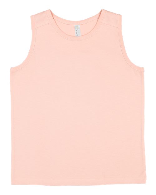 LAT 6123 Youth Fine Jersey Tank