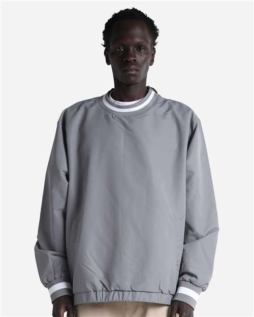 Shaka Wear SHCNW Unisex Crewneck Windbreaker