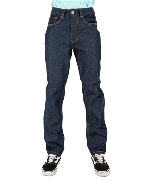 Shaka Wear SHRDJ Unisex Raw Denim Straight-Leg Jean Pants