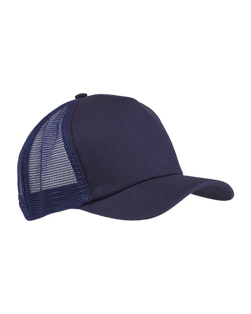 Big Accessories BX010 Twill Trucker Cap