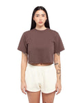 Shaka Wear SHGDC Women's Garment-Dyed Crop T-Shirt