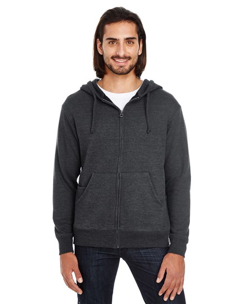 Threadfast Apparel 321Z Unisex Tri-Blend French Terry Full-Zip