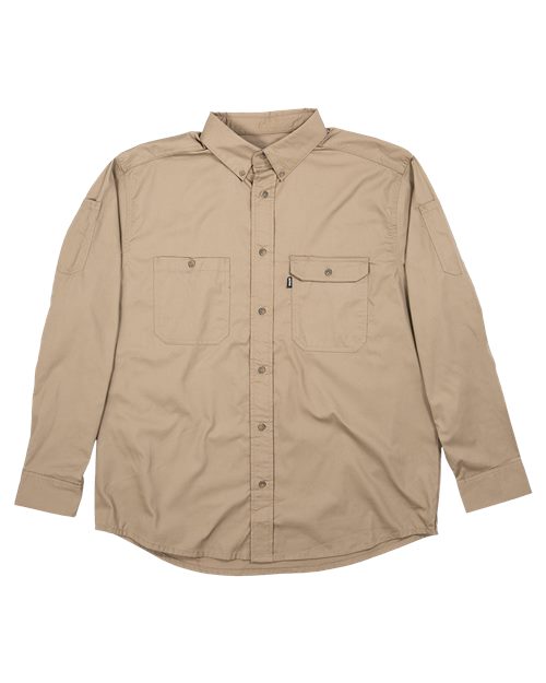 Berne Apparel SH21 Men's Utility Lightweight Canvas Woven Dress Shirt