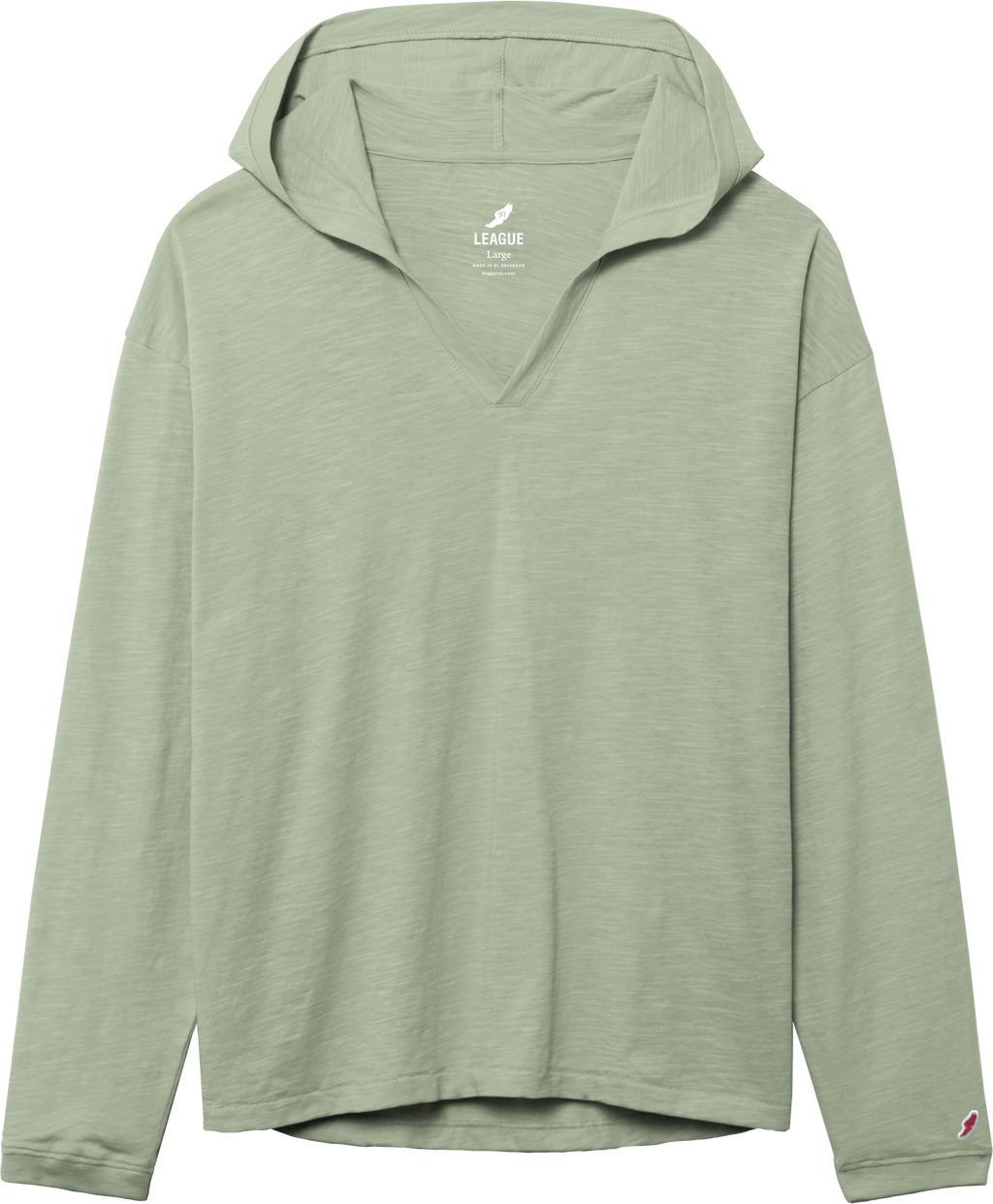 League JS220 Jersey Slub Women's Hood