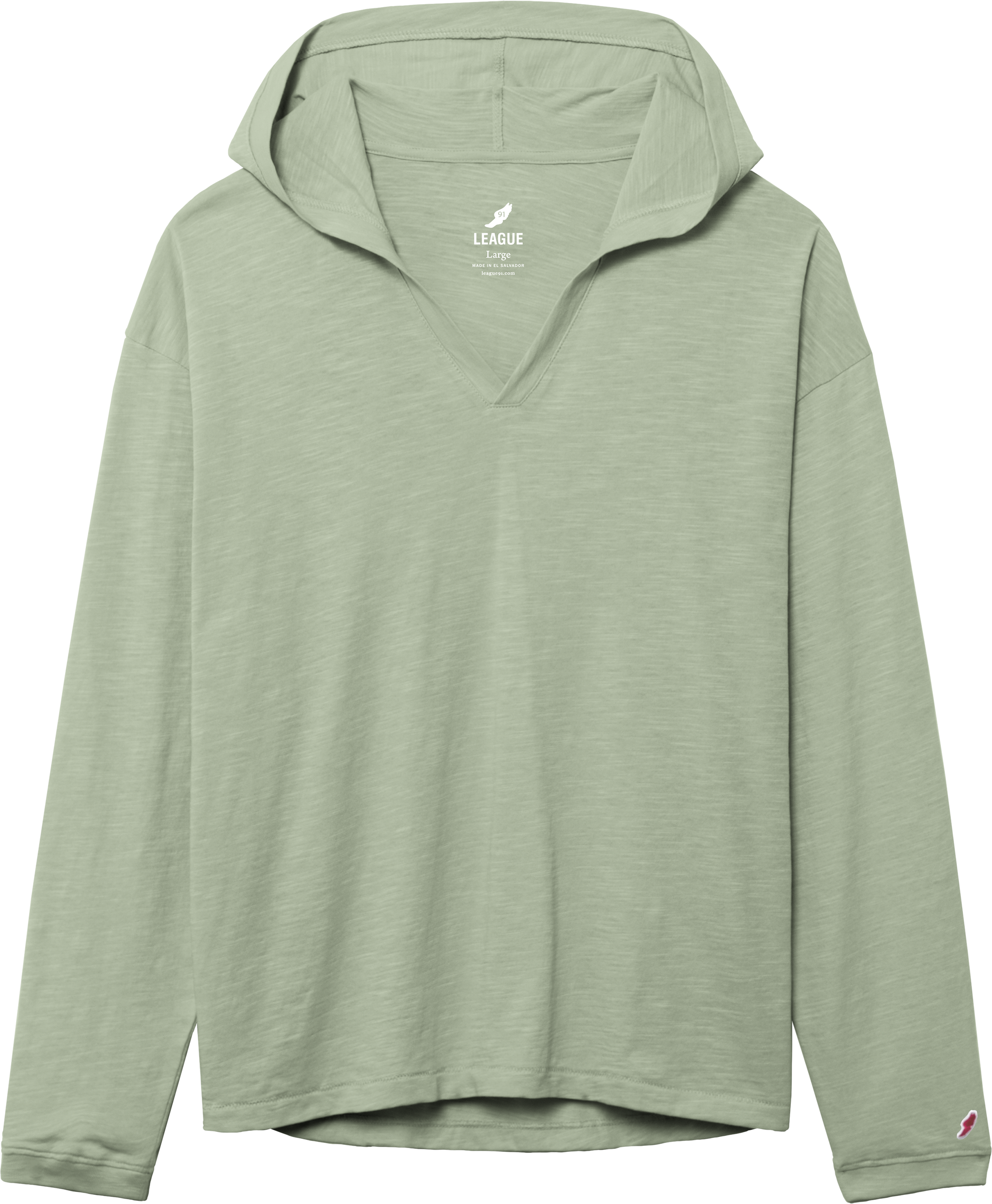 League JS220 Jersey Slub Women's Hood