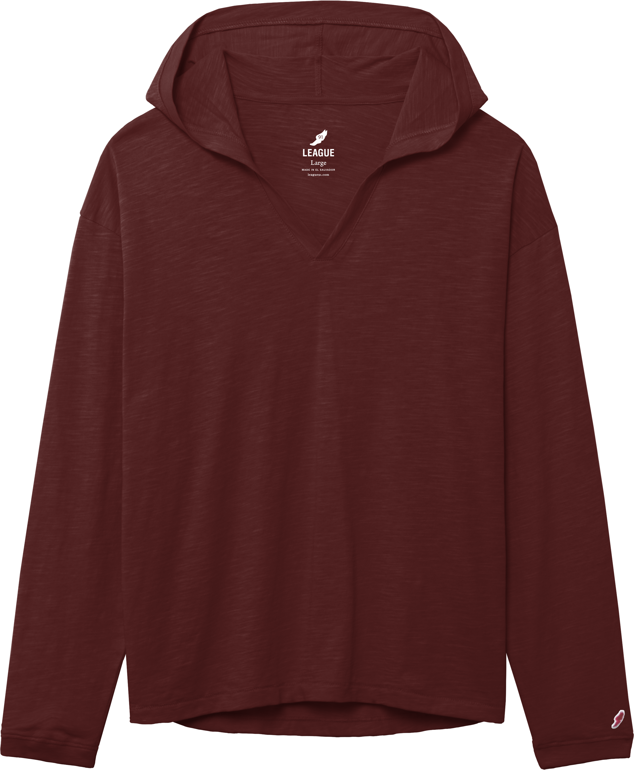 League JS220 Jersey Slub Women's Hood