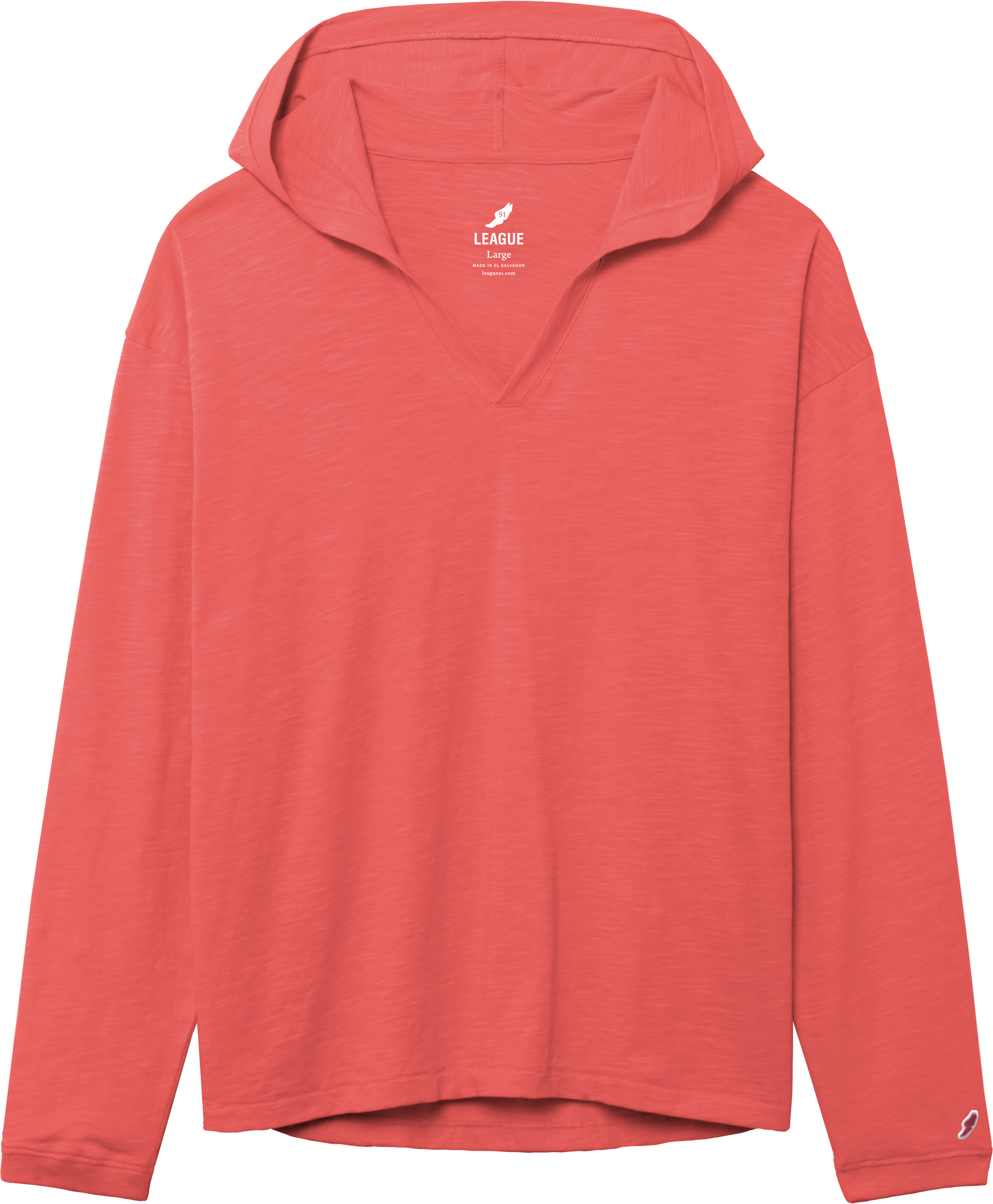 League JS220 Jersey Slub Women's Hood