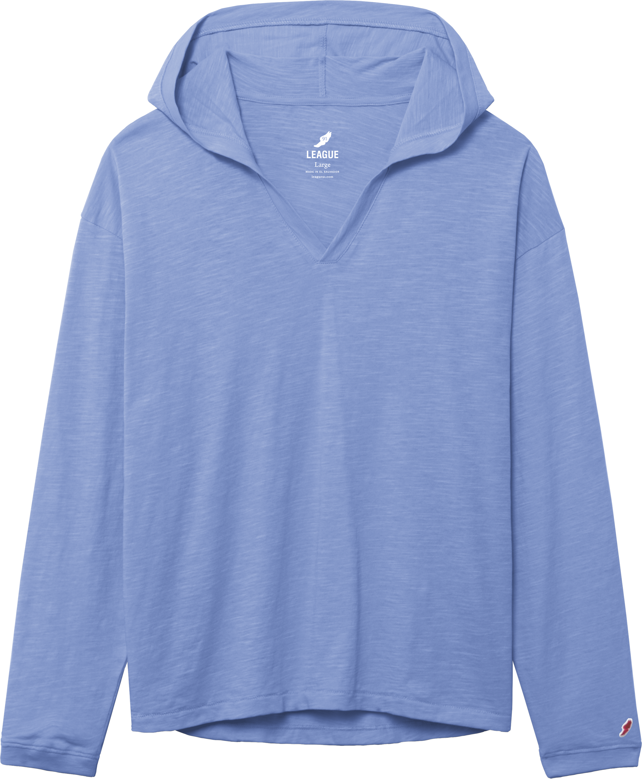 League JS220 Jersey Slub Women's Hood