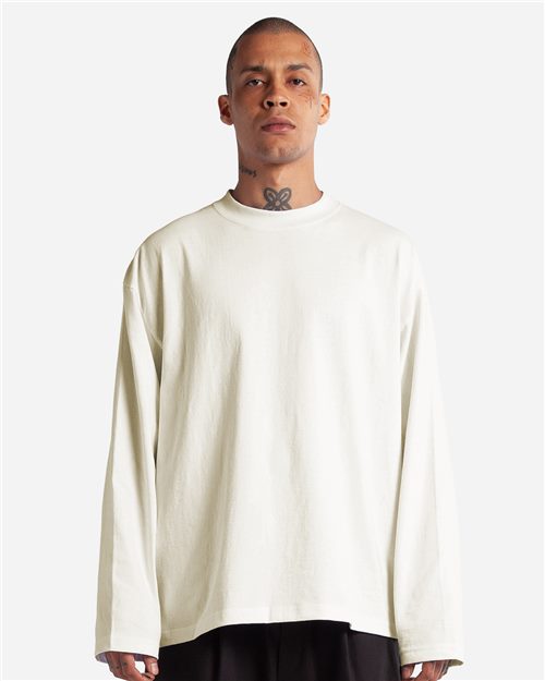 Shaka Wear SHMOL Unisex Max Heavyweight Oversized Long Sleeve T-Shirt