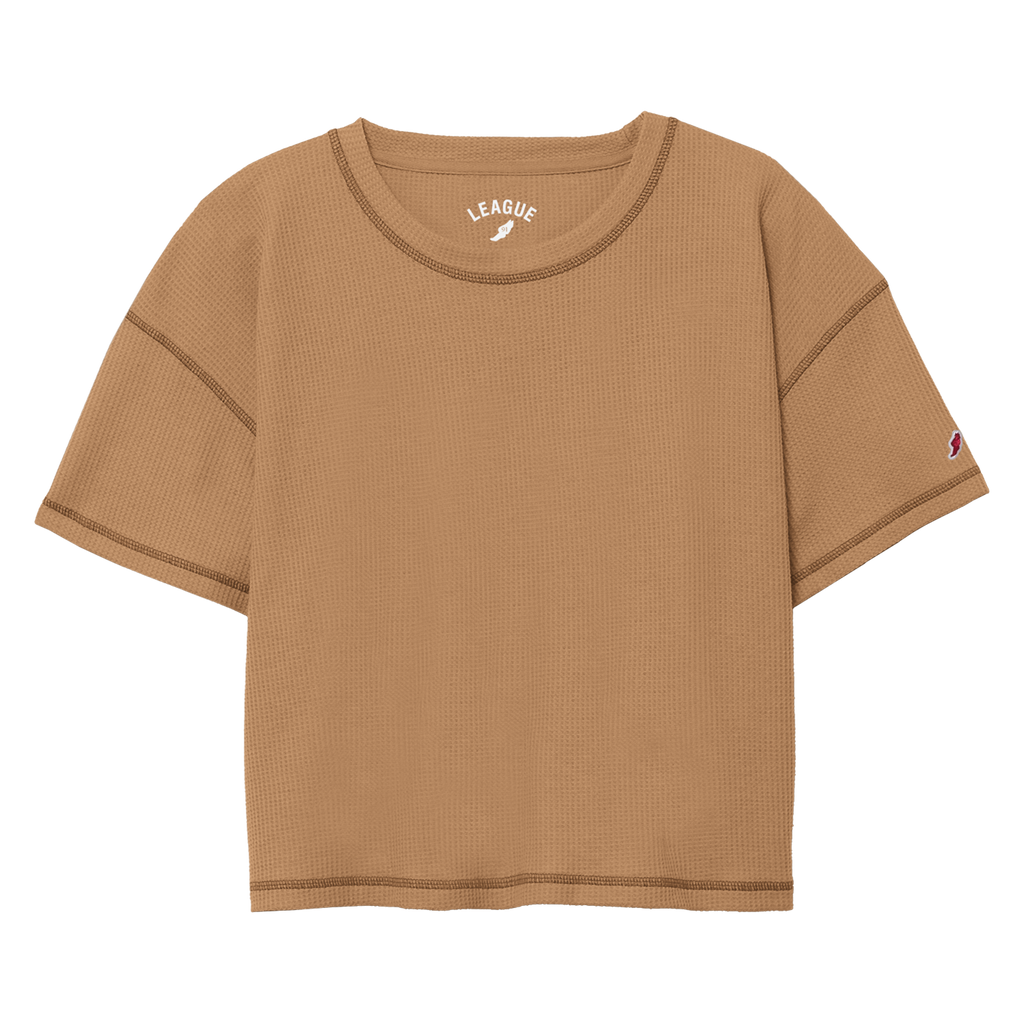 League WA400 Waffle Women's Short Sleeve Midi