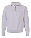 JERZEES 4528MR Unisex Super Sweats NuBlend® Quarter-Zip Cadet Collar Sweatshirt