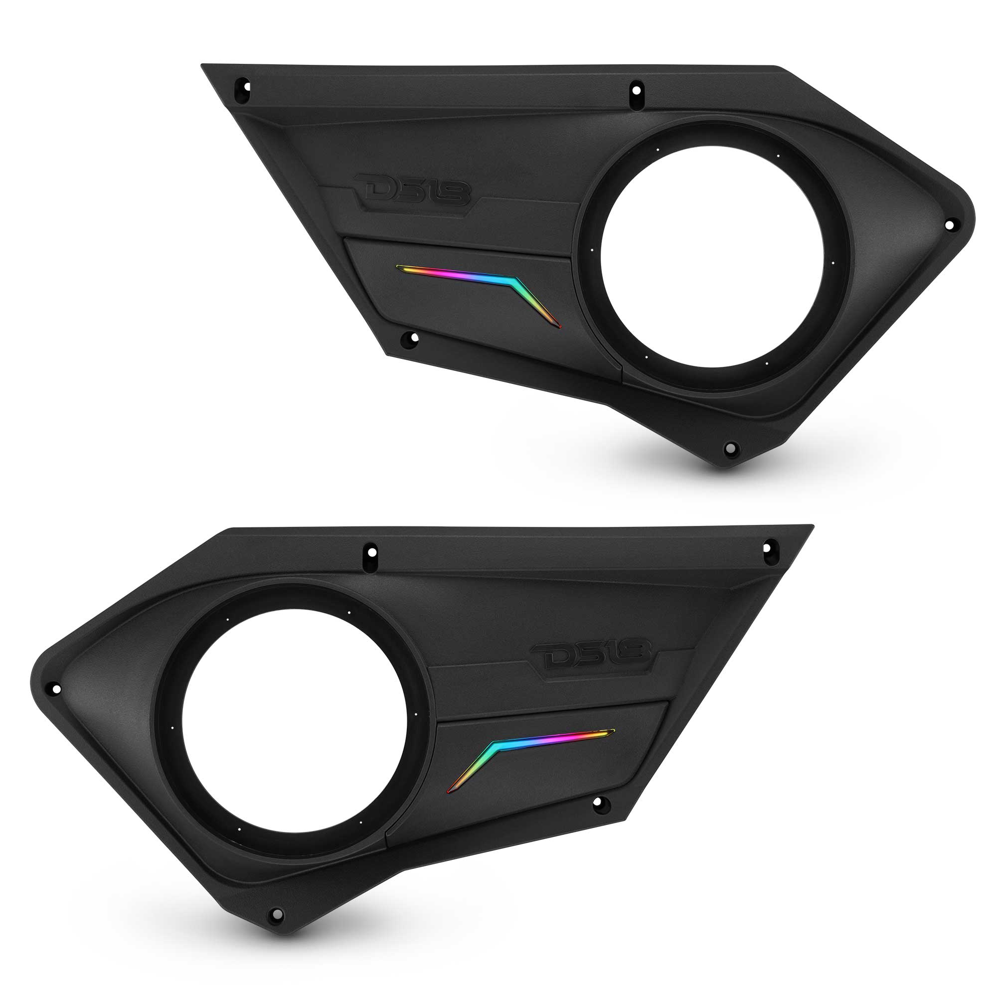 Polaris RZR Front Door Panels for 8” Speakers with Digital LED Lighting