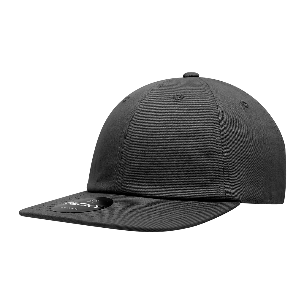 Decky 200 Relaxed Flat Bill Cotton Caps