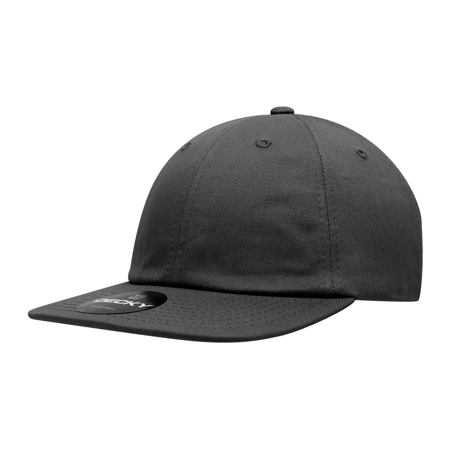Decky 200 Relaxed Flat Bill Cotton Caps