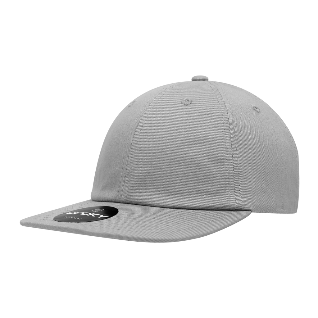 Decky 200 Relaxed Flat Bill Cotton Caps