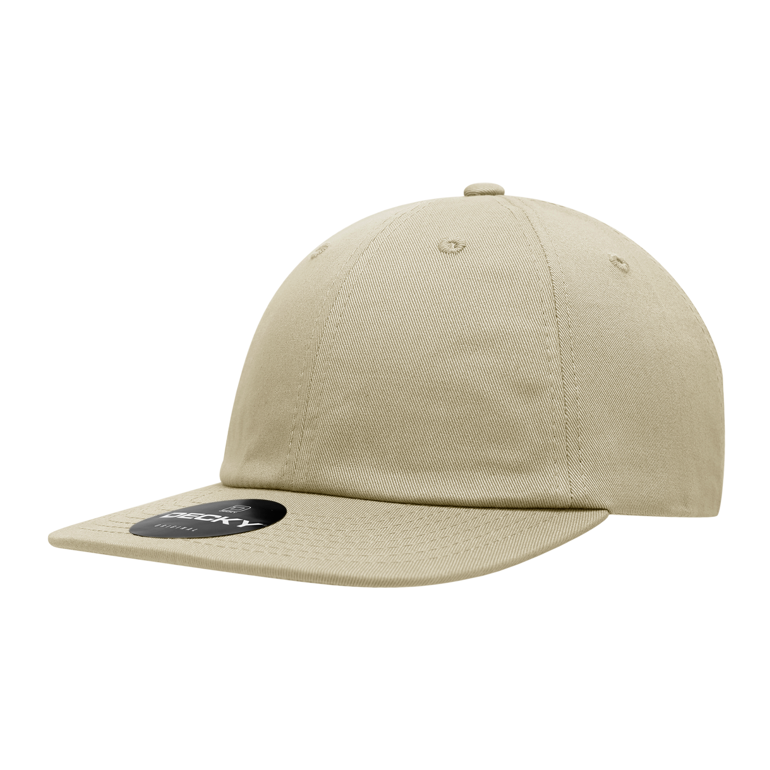 Decky 200 Relaxed Flat Bill Cotton Caps