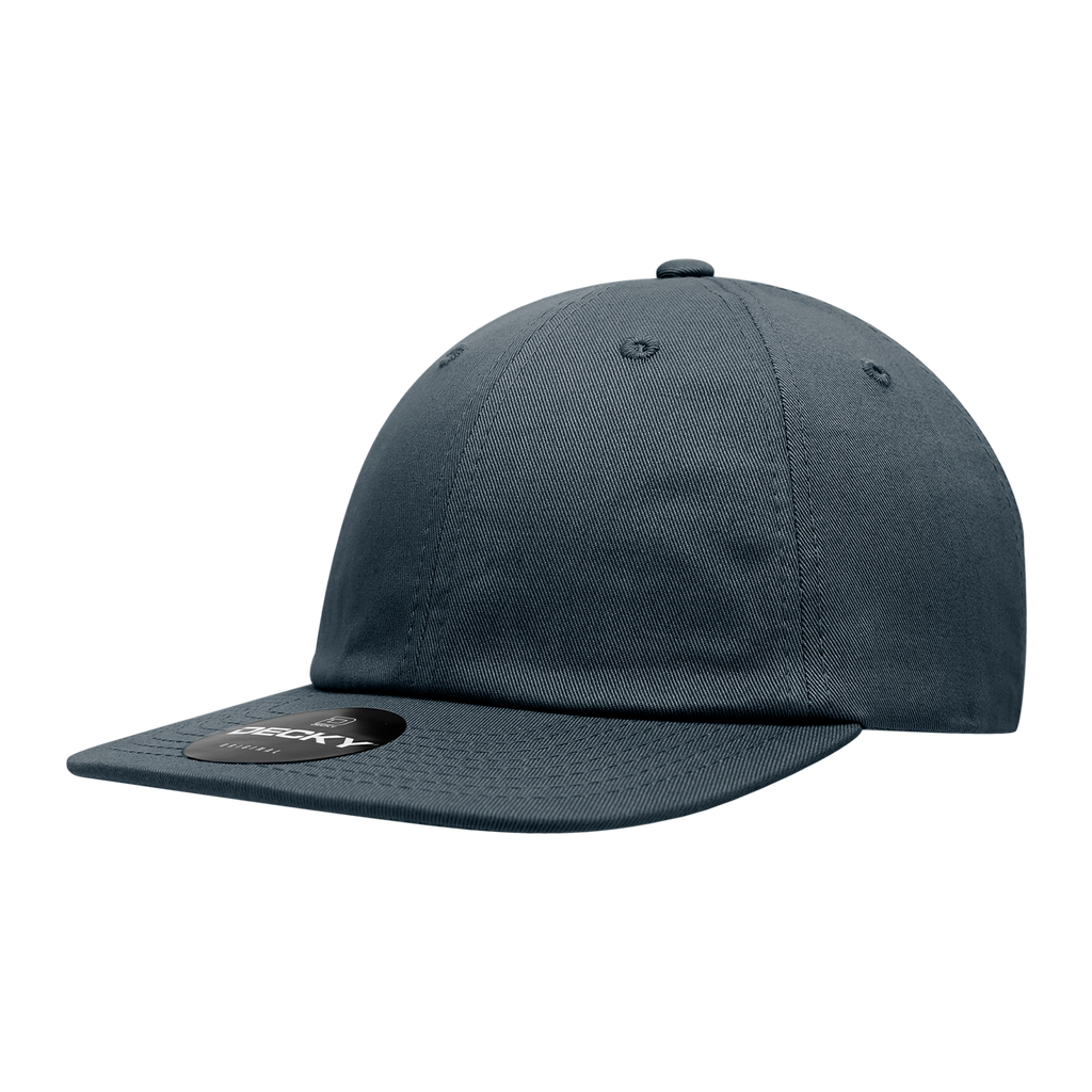 Decky 200 Relaxed Flat Bill Cotton Caps