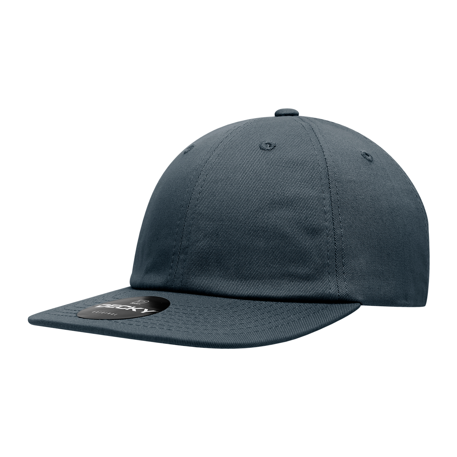Decky 200 Relaxed Flat Bill Cotton Caps