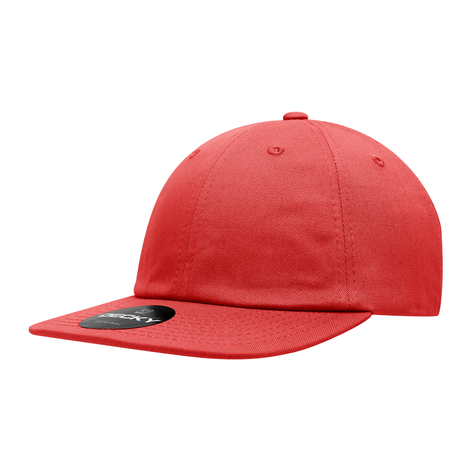 Decky 200 Relaxed Flat Bill Cotton Caps