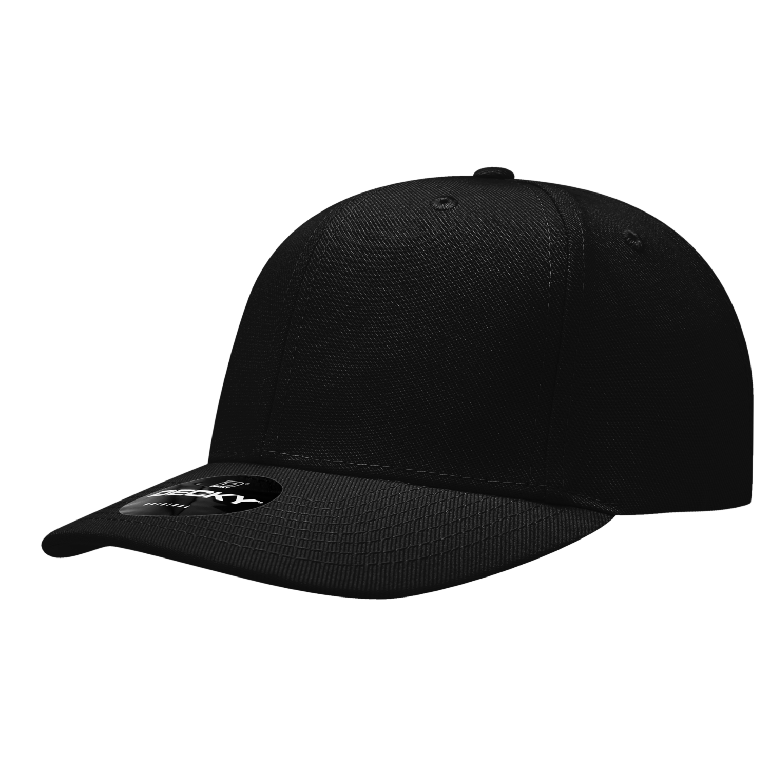 Decky 207 6 Panel Mid Profile Structured Acrylic/Polyester Cap